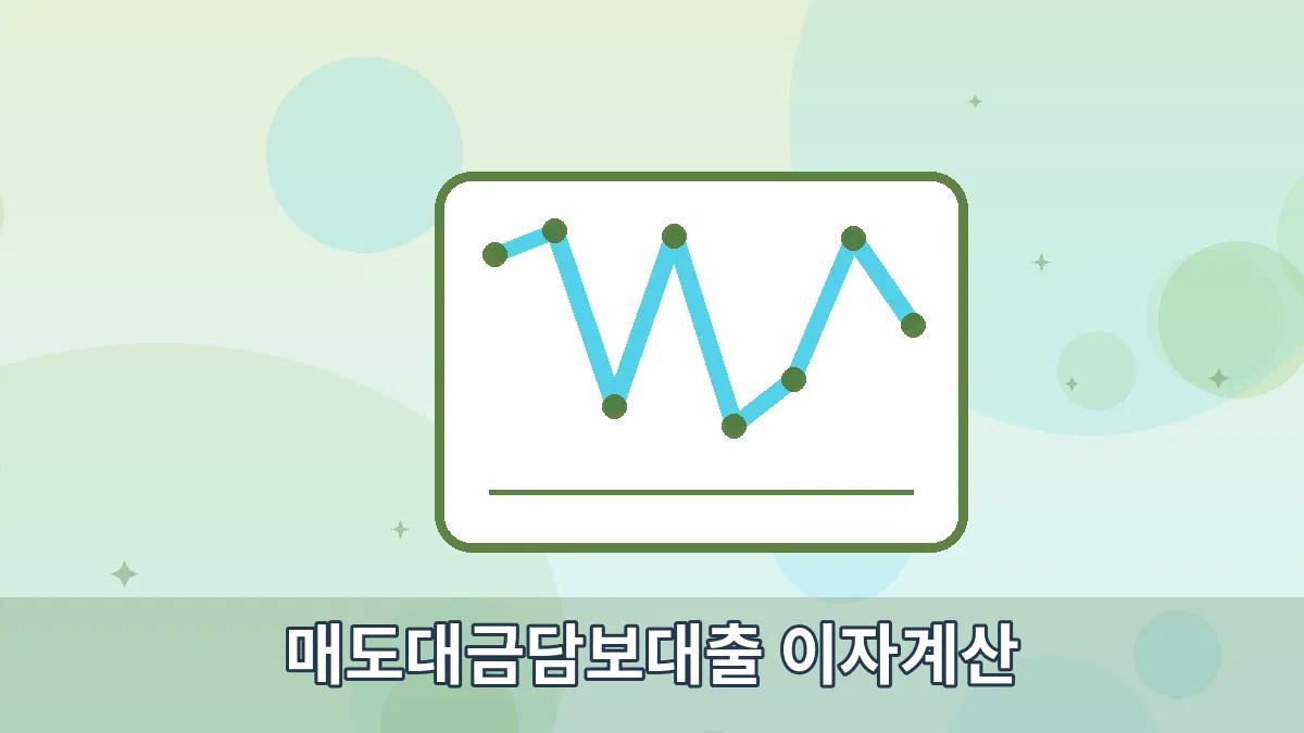매도대금담보대출 이자계산 안내 이미지 2