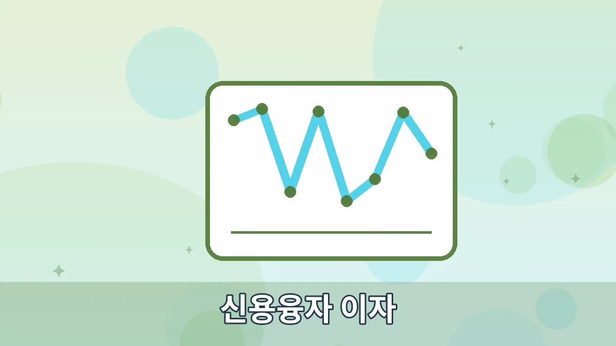 신용융자 이자 안내 이미지 2