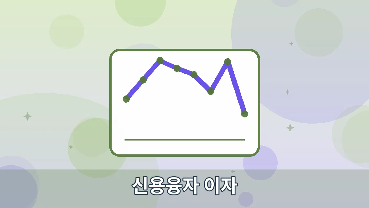 신용융자 이자 안내 이미지 4