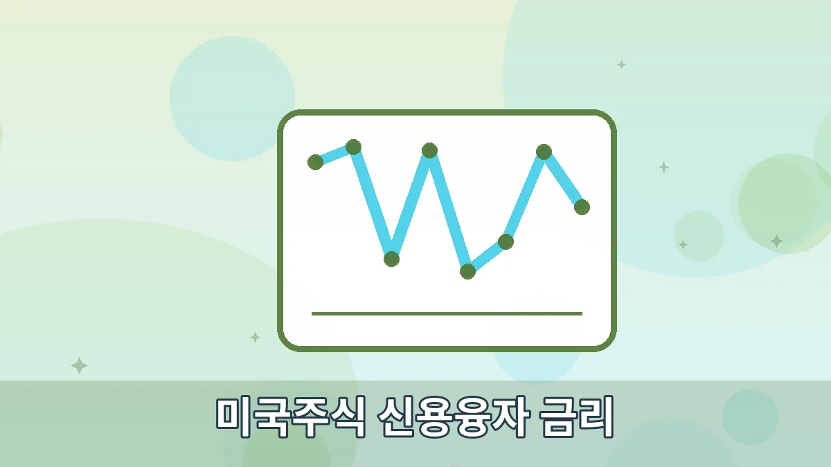 미국주식 신용융자 금리 안내 이미지